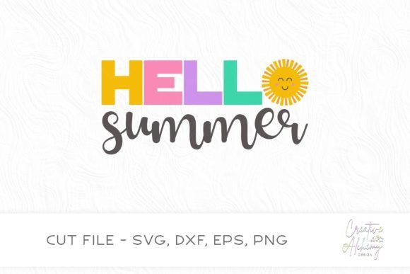 Download Hello Summer SVG Cut File - Hello summer svg Collection