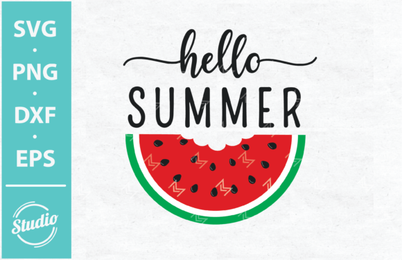 Download Hello Summer Svg, Summer Watermelon Svg - Hello summer svg Collection