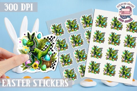 Download Easter Bunny Kids Stickers Sheet - Kids stickers Collection