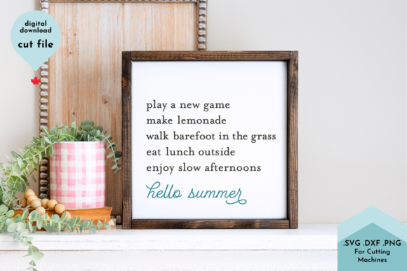 Download Summer Things, Hello Summer SVG Cut File - Hello summer svg Collection
