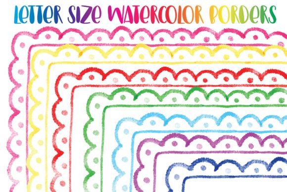 Download Rainbow PNG Borders Frames Clipart - Premium Resources