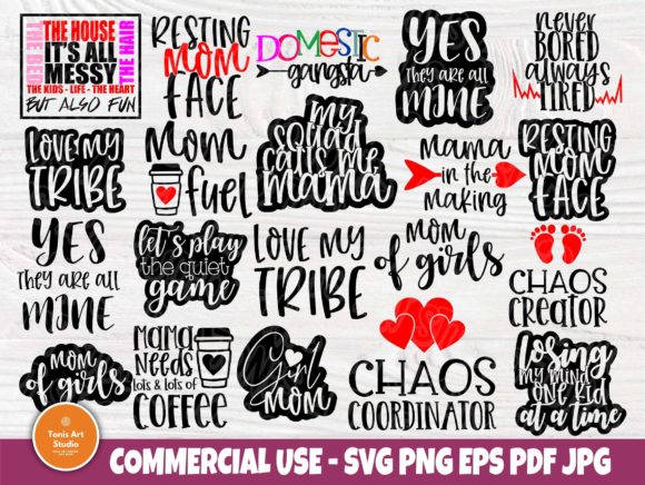 Download Mom SVG Bundle, Funny Mom Quotes Svg - Mom quotes svg Collection
